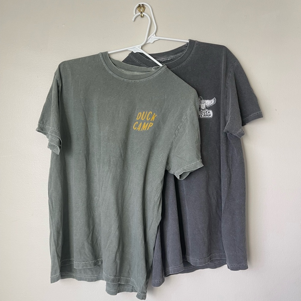 Two Duck Camp Shirts Size M